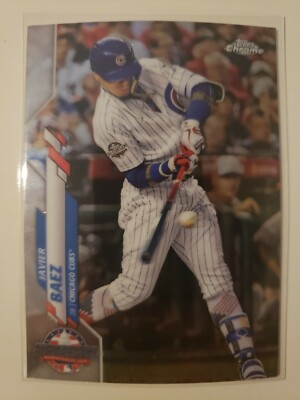 2020 Topps Chrome Update - Javier Baez All-Star Game #U-77 - Chicago Cubs