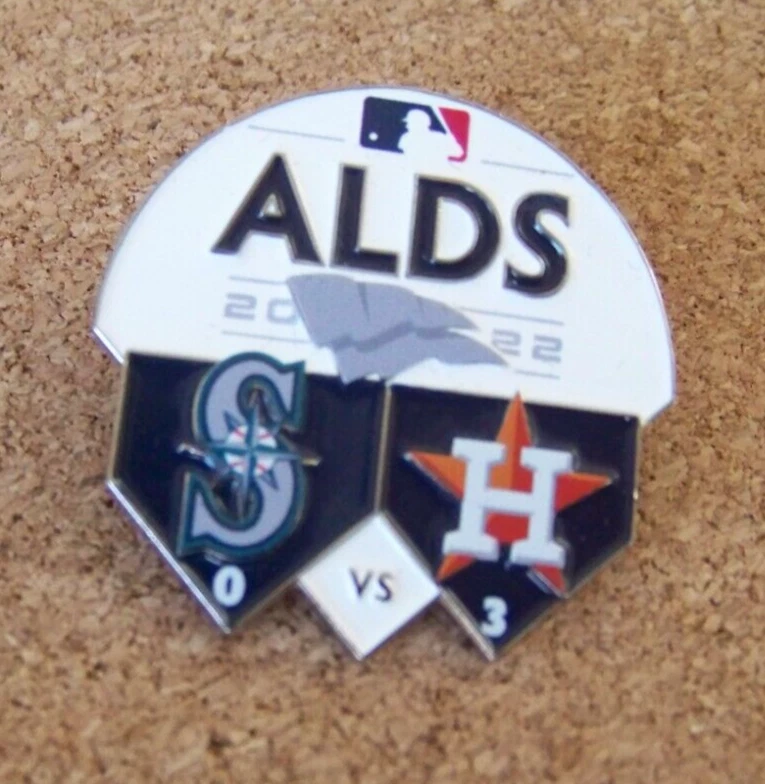 2022 Seattle Mariners Houston Astros ALDS pin MLB c41340 - Image 3 of 4