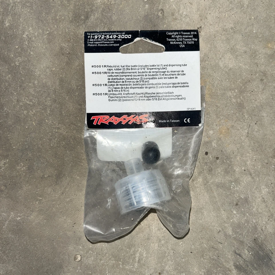 TRAXXAS 5001R Nitro Fuel Bottle  REBUILD KIT t-maxx revo jato slayer slash 3.3 - Image 2 of 2