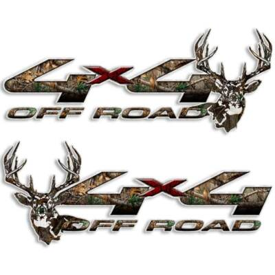 #ad #ad 4x4 Camouflage Truck Decal Sticker Deer Hunting for Ford F250 Diesel Super Duty $49.99