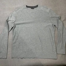 Smartwool Sweater Men's L Gray SW019294 Long Sleeve Lightweight Wool Blend