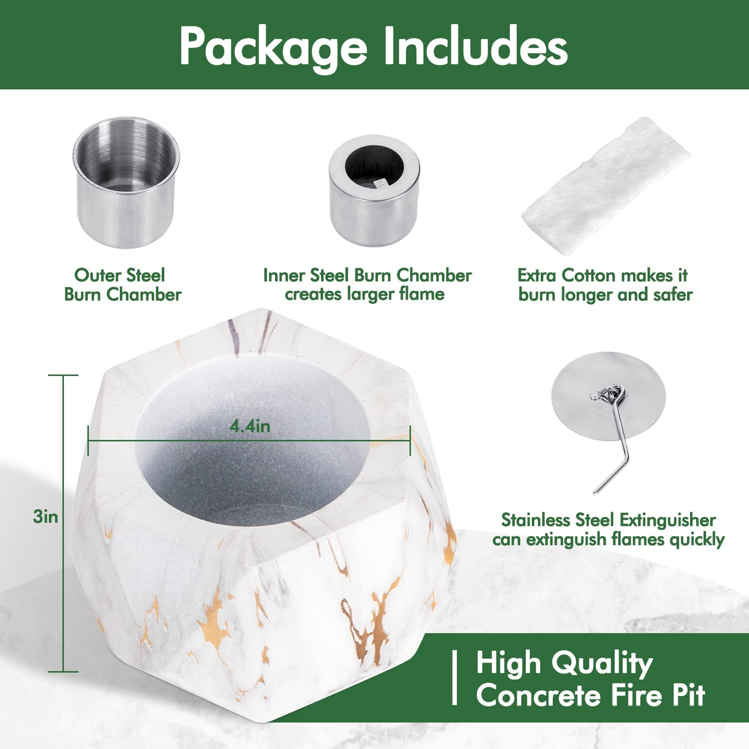 Tabletop Fire Pit Bowl Table Top Firepit Indoor Outdoor Portable Mini Fire Pit eBay