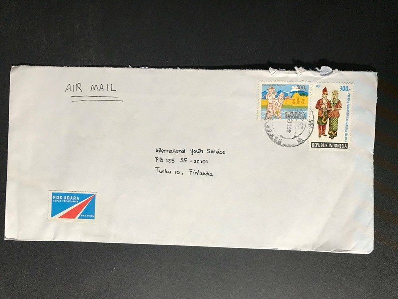 Indonesia #780//B242 Cover to Finland 1970-1999 Cover #84