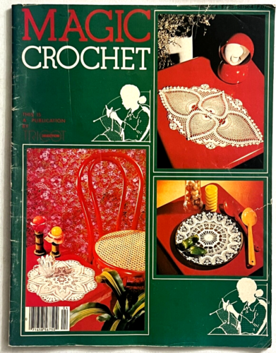 Magic Crochet Patterns Magazine No. 4 Doilies Tablecloths Centerpieces Runners