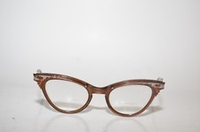 True Vintage Bausch Lomb Foremost Cateye Eyeglasses Frames 44 20 5 1/4" USA