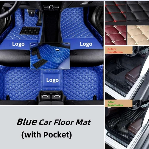 For Smart Fortwo-Forfour All Models Car Floor Mats Custom Liners No-Slip Carpets - Imagen 31 de 36