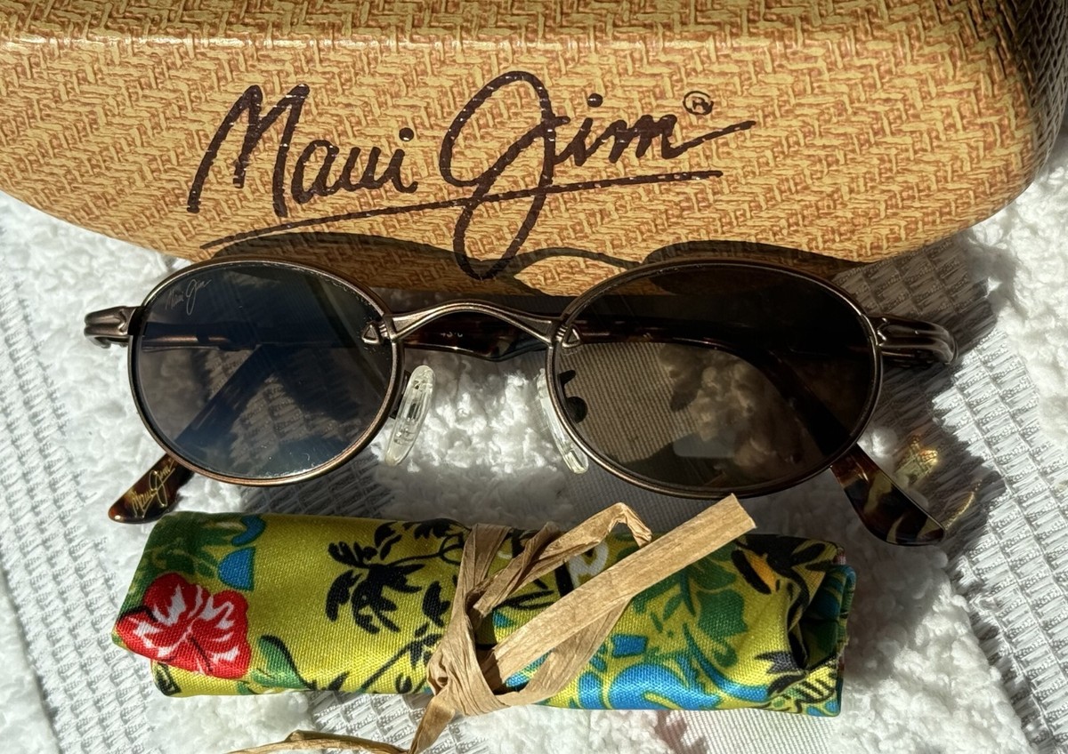 Maui Jim Tiny Bubbles MJ 143 01 Chocolate Metal Frame, HCL Bronze