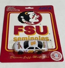 1994 Racing Champions FSU Seminoles #89 Jeff McClure ARCA Race Car, 1/64