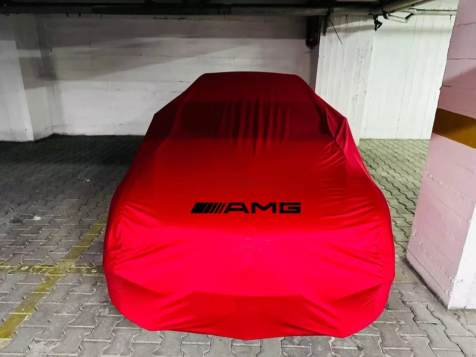 AMG Car Cover For Mercedes-Benz Class Dust Proof Windproof  Combing Indoor Cover - Image 3 of 4