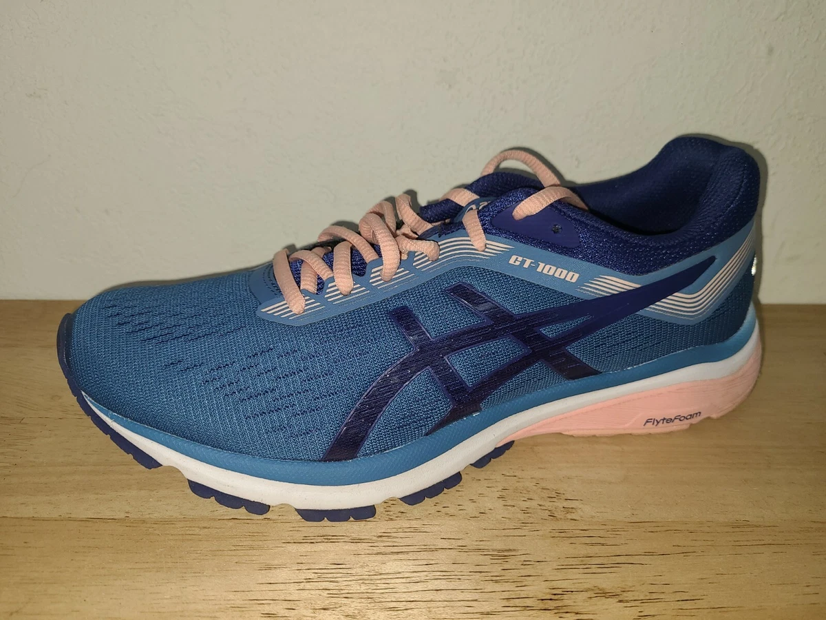 handicap Oh ijzer Asics GT 1000 7 Women&#039;s 1012A030 Blue Bell/Black Running Shoes Size 10  | eBay