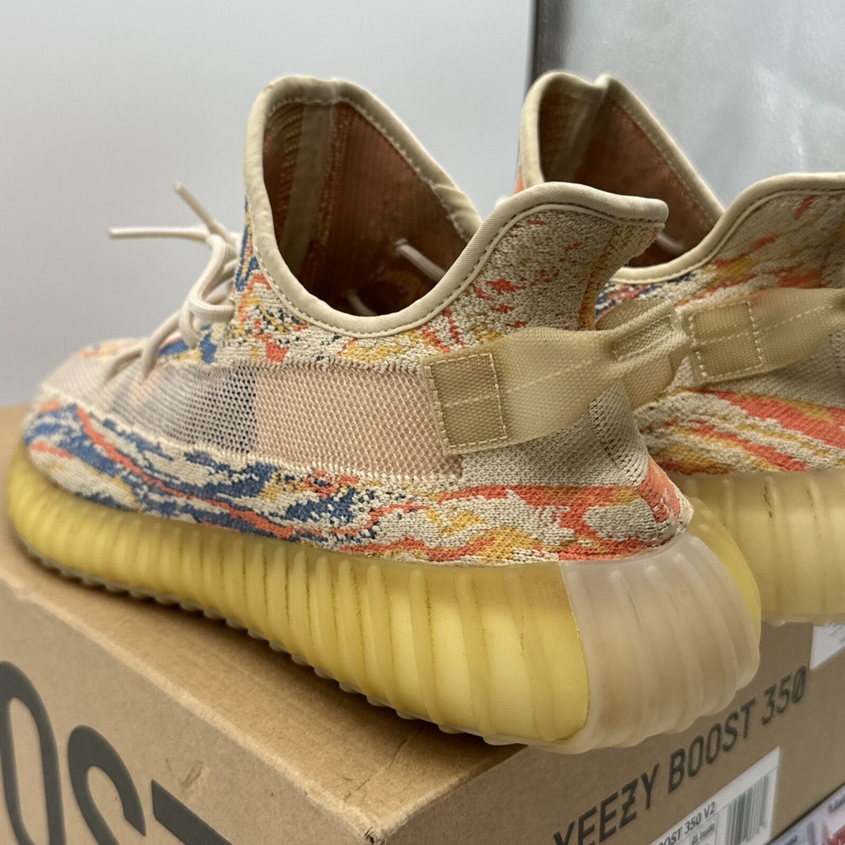Size 12.5 - adidas Yeezy Boost 350 V2 Low MX Oat Yellow Blue