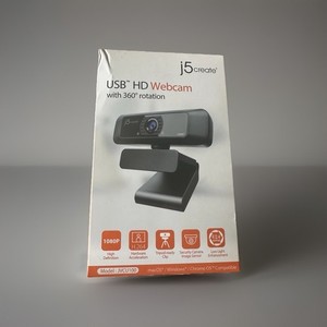 J5create 360-Degree Webcam for Video Conferences 1080p HD - New in Box