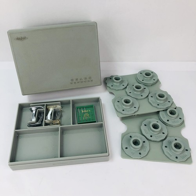 #ad #ad VTG Sears KENMORE Sewing Machine Accessories Box 9 CAMS Buttonhole Discs Case $16.14
