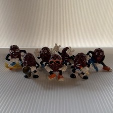 California Raisins Advertising Figurine Lot Collectible Character Figures Fruit