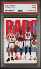 1991 SKYBOX #544 TEAM USA 1 PSA 9