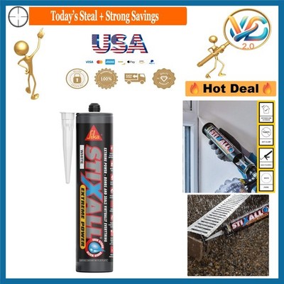 Everbuild Stixall Waterproof Sealant Adhesive 290ml White
