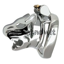 Stainless Steel Male Chastity Device Belt Curve Chastity Cage Lock