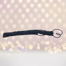 Black Bead Bohemian Headband, Hippie Headband