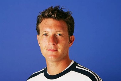 Portrait of ATP Tennis player Jean Francois Bachelot of France on - 2005 Photo
