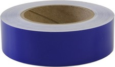 Solid Stripe for Auto Truck Boat - 3mil Vinyl - 1" x 50' - Sapphire Blue