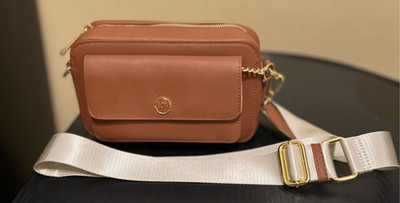 Joy Clean and Chic Leather Crossbody Bag Plus Card Case