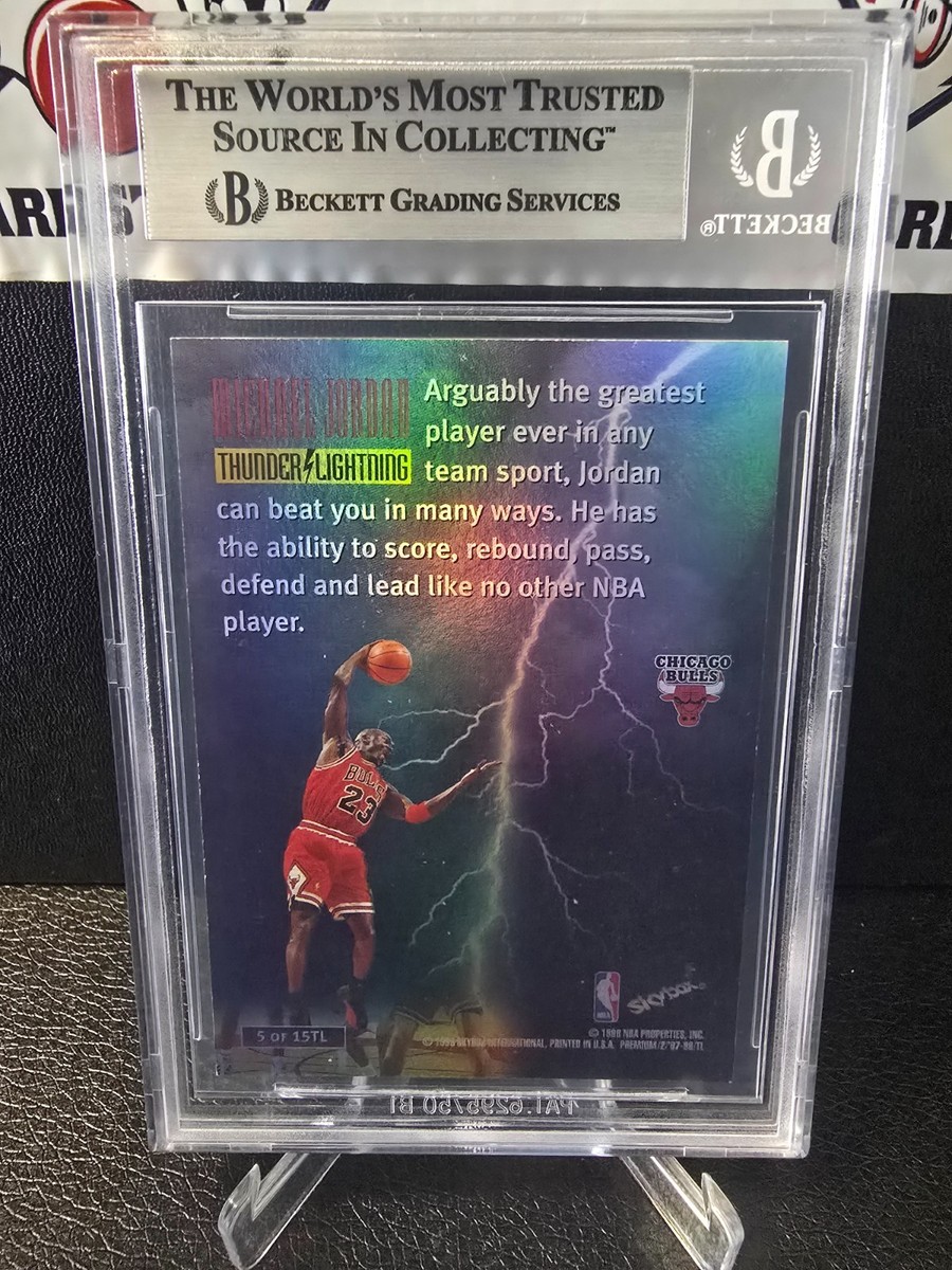 1997-98 Skybox Premium Thunder and Lightning MICHAEL JORDAN #TL5