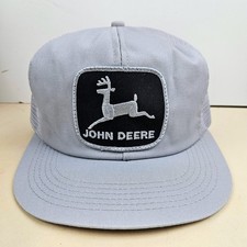 Vintage USA MADE K Products John Deere Patch Trucker Hat Snapback Cap