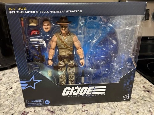 New ListingHASBRO GI JOE CLASSIFIED 6" SGT SLAUGHTER DESERT 173 NO MERCER