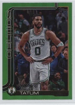 2025-26 Topps Green Rainbow 96/99 Jayson Tatum #1 1sl4
