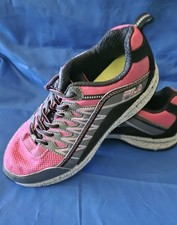 Fila Evergrand Trail Womens Size 5 Sneakers Running Shoes Pink Back Grey