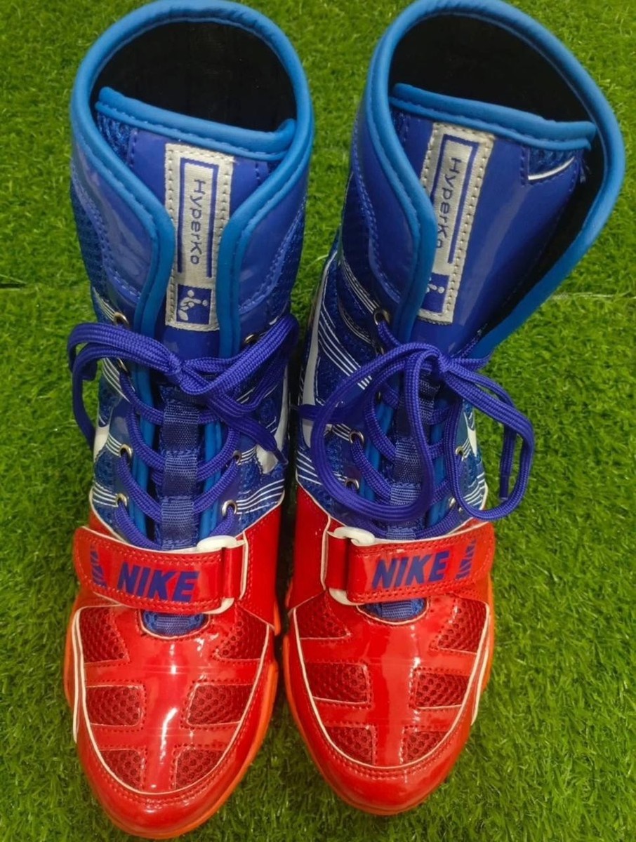 Nike Hyper KO Red Blue Boxing Shoes in All Sizes | eBay