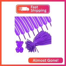 Purple 260 long Balloons 100 Pack Purple Modeling Long Magic Balloons