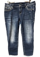 Vigoss Heritage Capri Denim 16 L25 Embellished Pocket