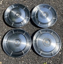 1966-69 Cadillac Hubcaps Wheel Covers 15 Coupe Deville Fleetwood Set Of 4
