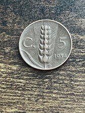 1934 Italy 5 Five Centesimi Emanuele III Rare Old Vintage Actual Coin TC1896*