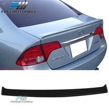 Rear Trunk Spoiler Fits 06-11 Civic 4dr 8th Performance Style Wing Abs Unpainted