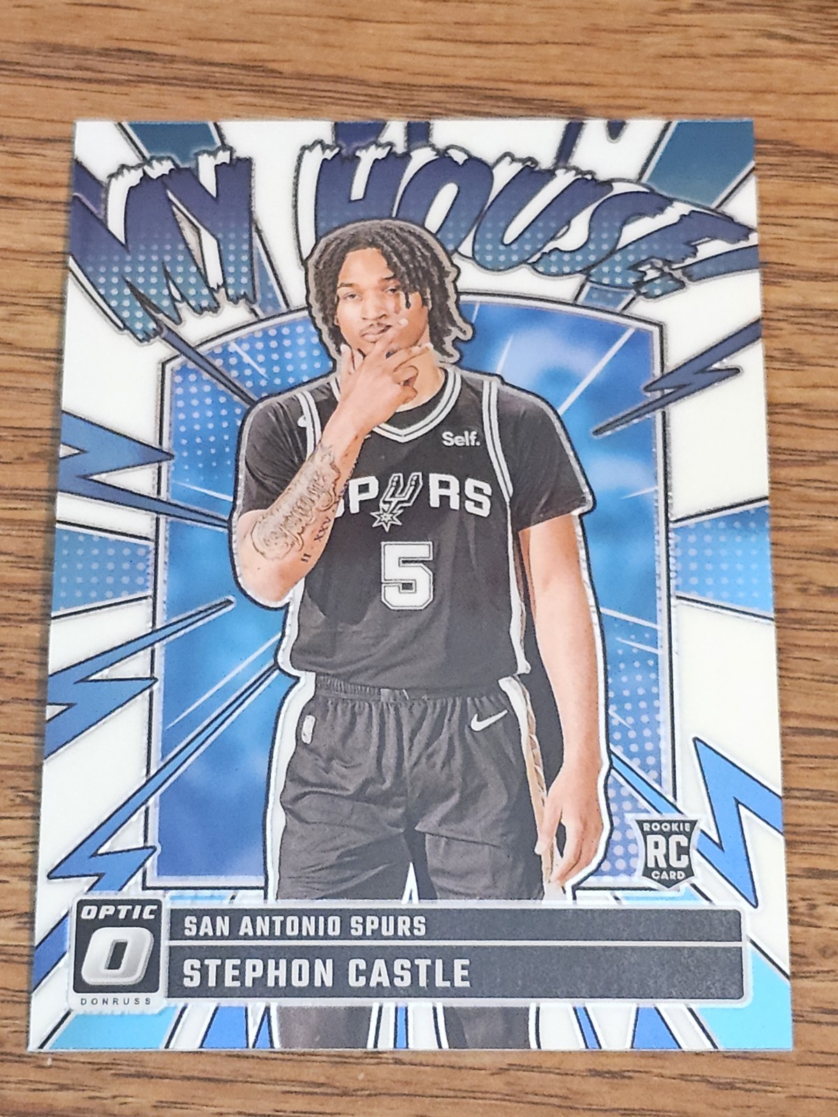 2024-25 Panini Donruss Optic My House Silver Prizm Stephon Castle RC Spurs #16