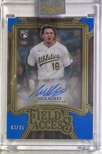 2025 Topps Five Star Field Access Autograph Nick Kurtz RC Athletics Blue #3/15