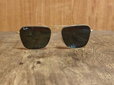 VINTAGE RAY BAN BL CARAVAN L0226 GOLD SUNGLASSES MADE IN USA 52/16