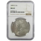 1899 O Morgan Silver Dollar MS 63 NGC Uncirculated $1 Coin SKU:CP369