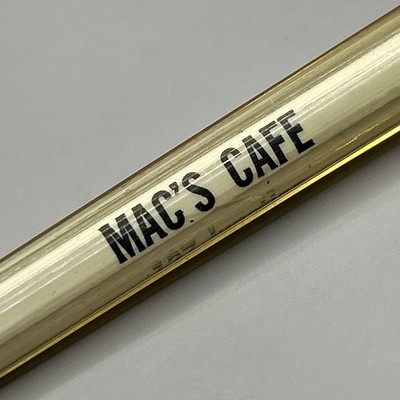 VTG Ballpoint Pen MAC'S CAFE Peoria Illinois