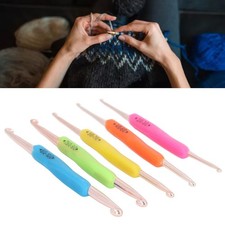5 Pcs Crochet Hooks Double Ended Ergonomic Design Colorful Crochet Hook Needles