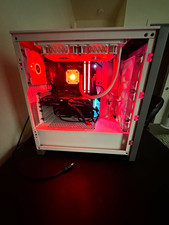 Custom White Gaming Tower PC Ryzen 5 5600x RT...