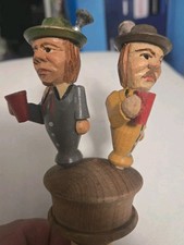 Vintage Hand carved  working German wine stopper