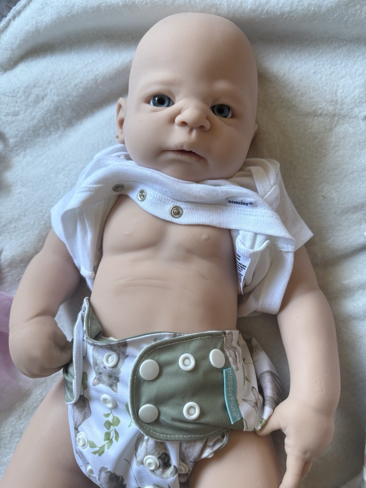 Solid Silicone Baby Full Body Reborn Doll Girl Realistic 23 