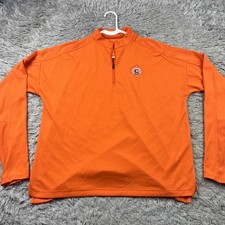 Connecticut Sun Nike Women’s Orange 1/4 Zip Pullover Large Dri fit Wnba