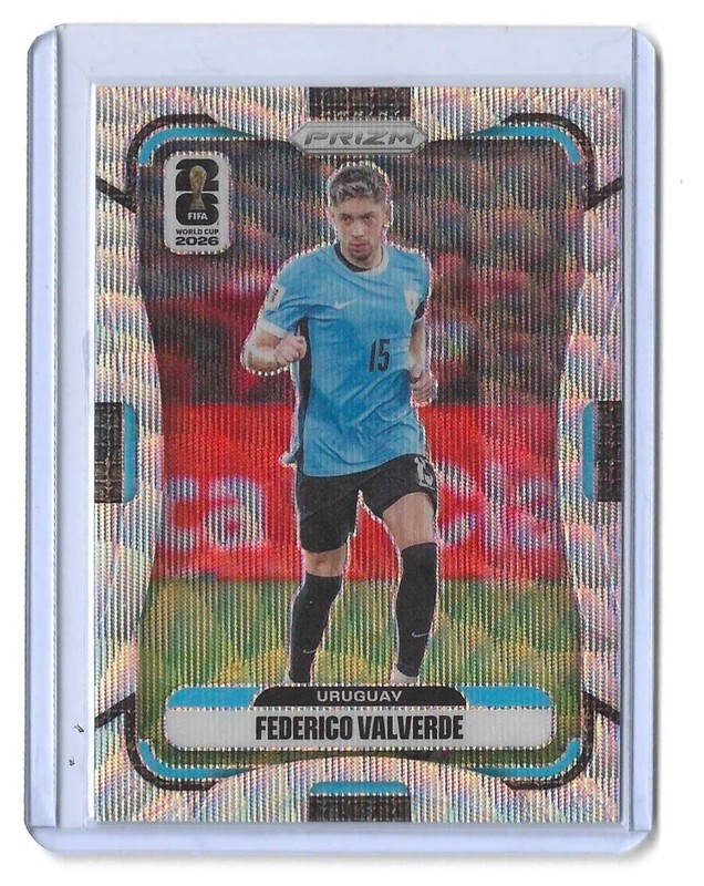Federico Valverde  2026 Panini Prizm FIFA World Cup Silver Wave Prizm
