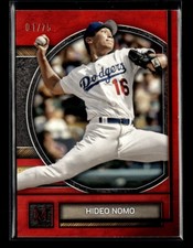 Hideo Nomo 2025 Topps Museum Collection Baseball Ruby 01/75 Dodgers [klsB56