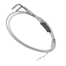 Extended Length 42" Throttle Cable  Idle Cable Kit Replacement for Harley