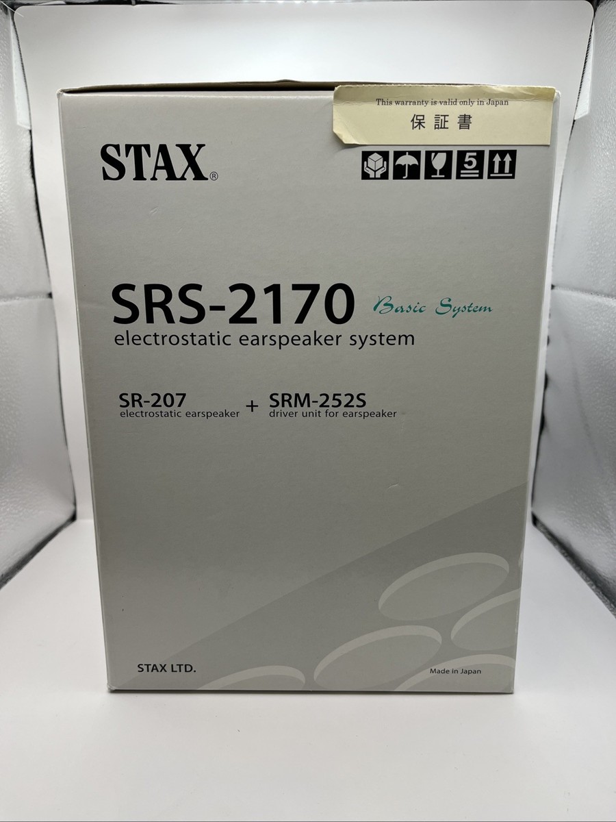 STAX Electrostatic Earspeaker SRS-2170: SR-207＋SRM-252S